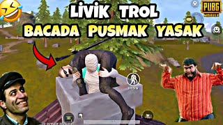 LİVİK TROL 😂 BACADA PUSAN VİCTOR ABİYİ YAKALADIM - PUBG MOBİLE KOMİK MONTAJ