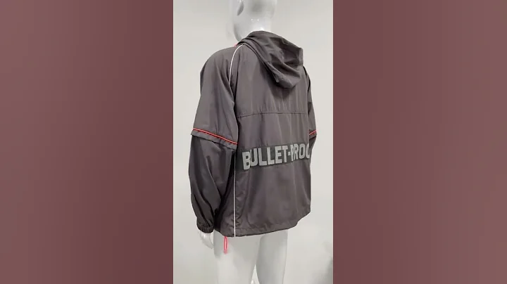 Custom Men nylon Windbreaker Street Jackets Wholesale Casual Loose Fit Outdoor Jacket