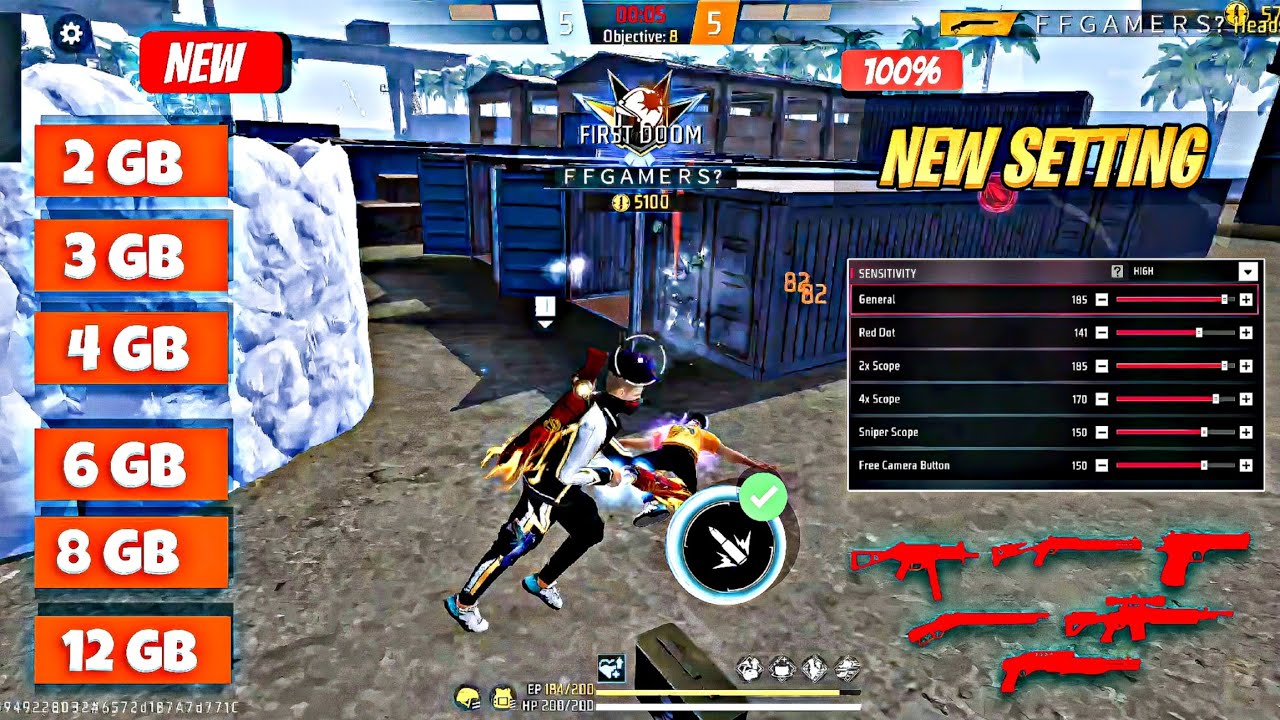 Best Sensitivity Settings for Free Fire (Increase Your Aim!)