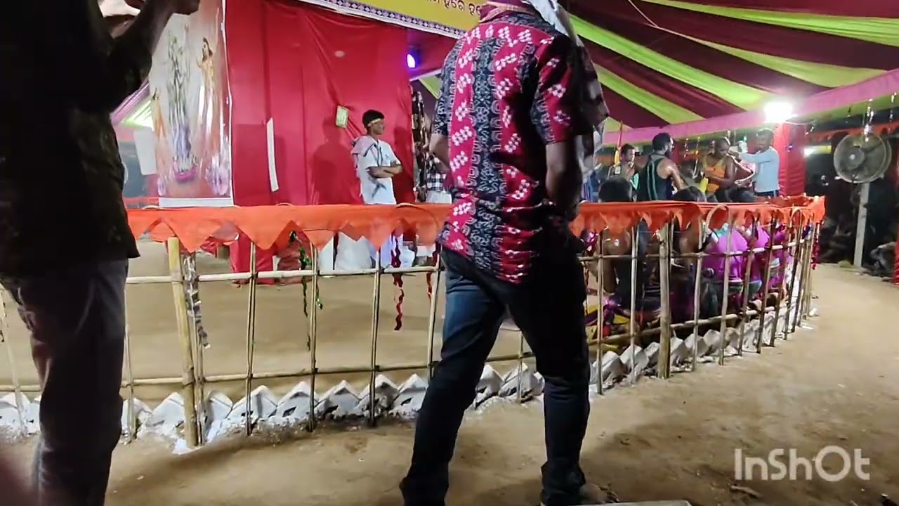 Guru Saroj raut & Tila Majhi, kirtan,  Tulapada jagannath mandir pratishtha prahar 