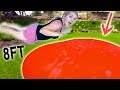 Try NOT To POP A Giant 8ft WATER BALLOON! // SoCassie