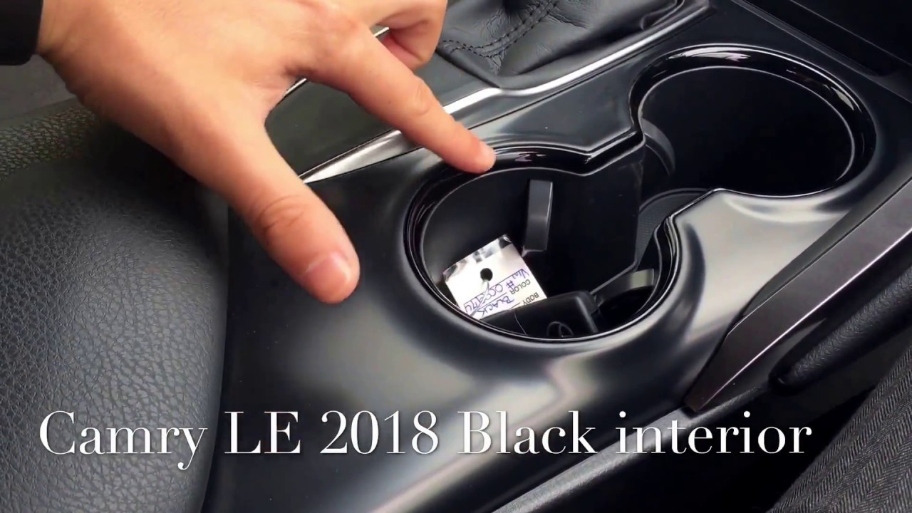 2018 Toyota Camry Black And Macadamia Interior Superedgar10