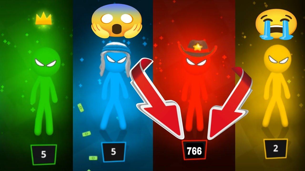 How to get 766 points in party game . Sticman Party Android Gameplay 