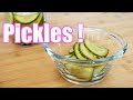 Comment faire des pickles 🥒facile et rapide