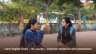 Learn English Easily | ISL course | Boonary Deaf |  grammar sentences and conversation.