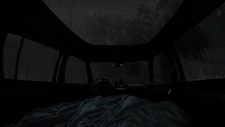 Rain sounds for sleep  Camping Car Window Rain Sounds for Sleeping and Thunder Sounds to Sleep Fast