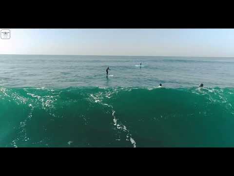 Surf, Padle and body in Póvoa de Varzim, Portugal