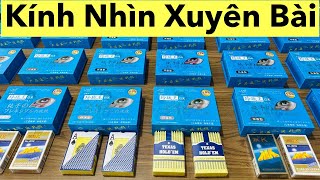 kính áp tròng nhìn xuyên bài | kính mỹ 12 D mới nhất 2023 nhìn xuyên lá bài