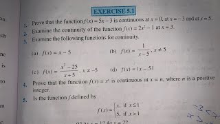 Ex 5.1 question no 26 to 34CBSE CLASS 12th NCERT MATHS SOLUTION OF CONTINUITY AND DIFFERENTIABILITY