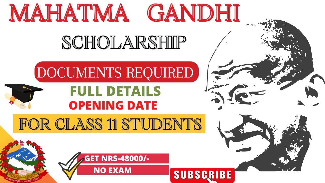 माहत्मा गान्धी छात्रवृत्ति फारम कसरी भर्ने |Mahatma gandhi scholarship in nepal|Documents Required
