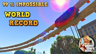 GTA 5 - WORLD RECORD LAP on 99% IMPOSSIBLE WALLRIDE RACE ( custom race with Link )