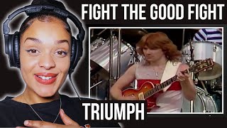 FIRST TIME HEARING Triumph - Fight The Good Fight REACTION | Rere Reacts