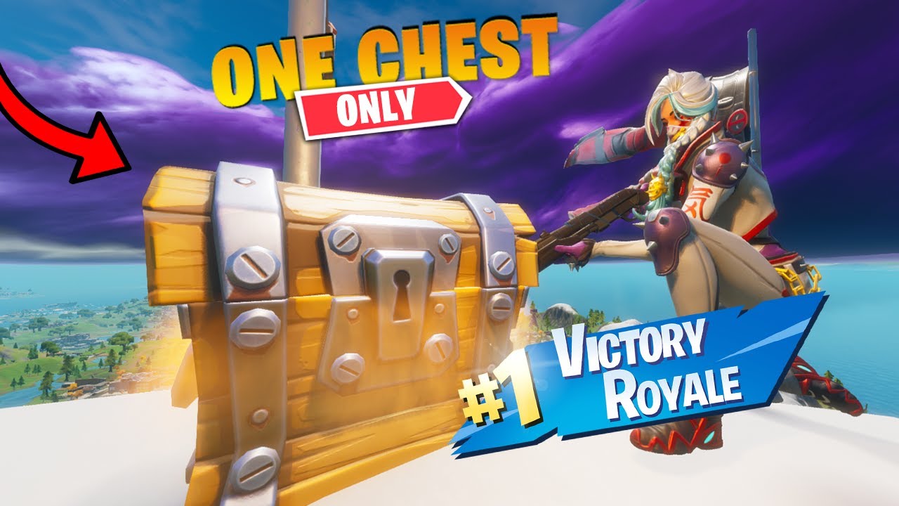 The ONE CHEST Challenge In Fortnite Battle Royale! YouTube