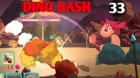 Dino Bash Level 33 Android walk-through Gameplay (Mobile Game)