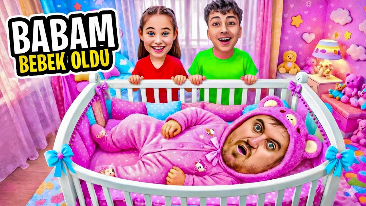 BABAM BABA OLMAK İSTEMEDİ BEBEK OLDU ‼️ SÜT İÇMEDİ NAPTI ?! 
