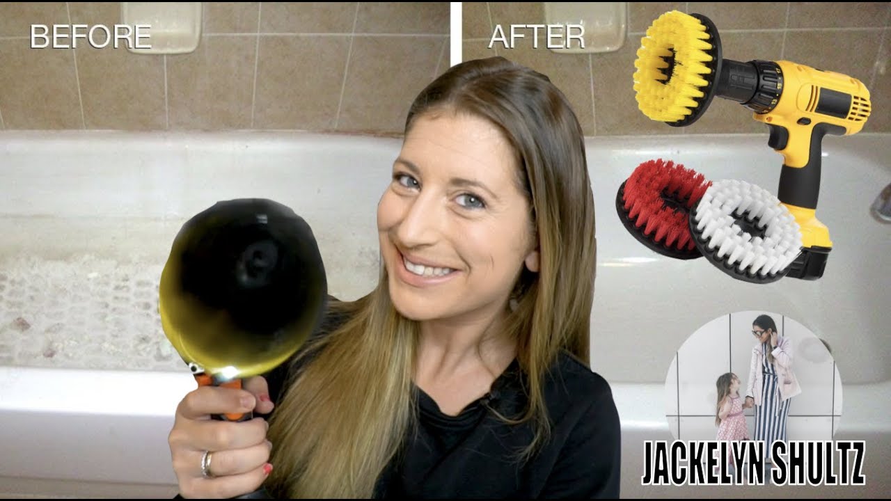 THE WORLD'S BEST CLEANING HACK  THE DRILL BRUSH IS PUT TO THE