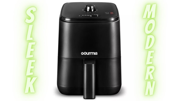 Gourmia 2.2 Qt Air Fryer with Dishwasher Safe Basket, White GAF236 