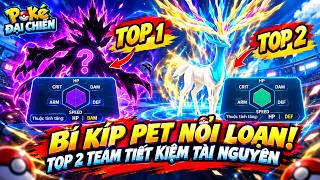 BÍ KÍP ĂN FULL PET NỔI LOẠN! 😱 TOP 2 TEAM TIẾT KIỆM TÀI NGUYÊN CHO NÔNG DÂN | Poke Đại Chiến