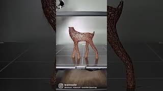 3D printed Voronoi deer Timelapse! Model by tadashi on cults 3D