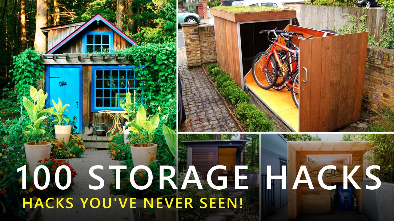 Top 100 Stylish Outdoor Storage Solutions 🌿 Sheds / Deck Boxes / Bike Storage / Outdoor
