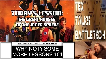 Writer Research & Reaction to BattleTech 101: Great Houses of the Inner Sphere | Viewer Recommended