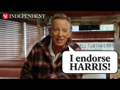 Bruce Springsteen endorses