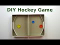Cardboard Hockey Game. DIY Toys