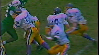 Barden Cable 6 Game of the Week: Warren De La Salle @ Detroit Cass Tech (November 5, 1994)
In this first round MHSAA match-up, the De La Salle Pilots (8-1) pulled off the stunning upset of the PSL champions Detroit Cass Tech (9-0). Cass Tech was led by the brilliant play of Clarence Williams but it wasnt enough as Cass Tech lost, 22-21. Barden Cable 6 Game of the Week: Warren De La Salle @ Detroit Cass Tech (November 5, 1994)