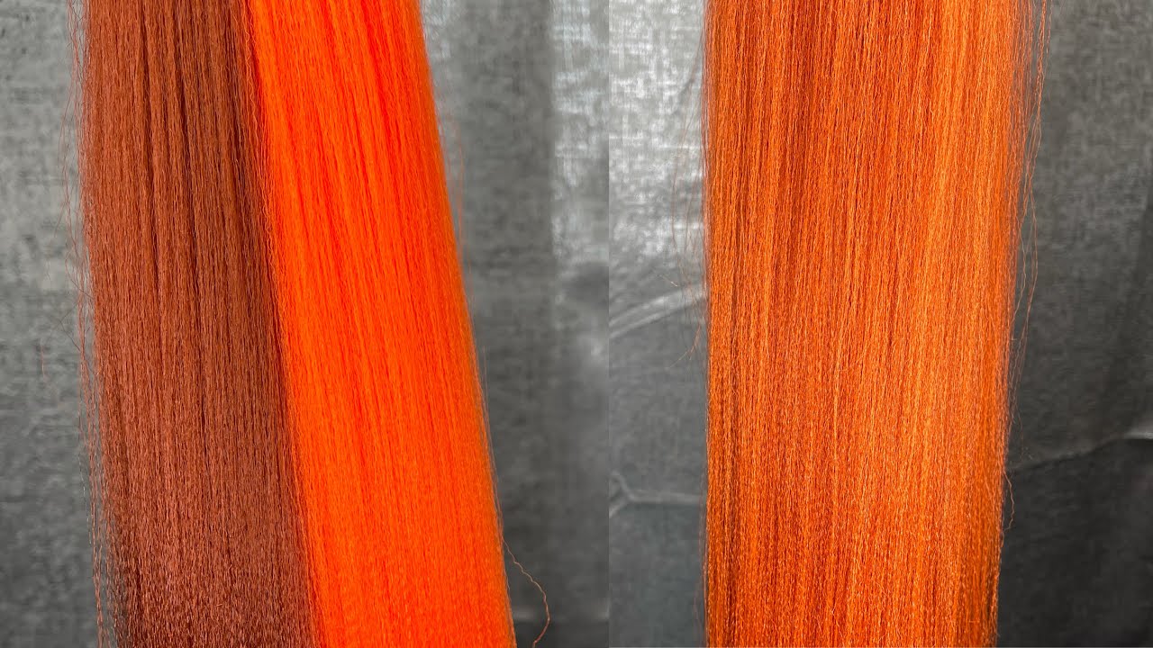 Braiding Hair Blend 350 & Neon Orange | Fall Vibes 🎃