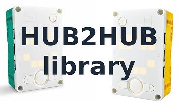 Bluetooth connection between several LEGO Mindstorms Robot Inventor hubs (Hub2Hub BLE) [English|HD]