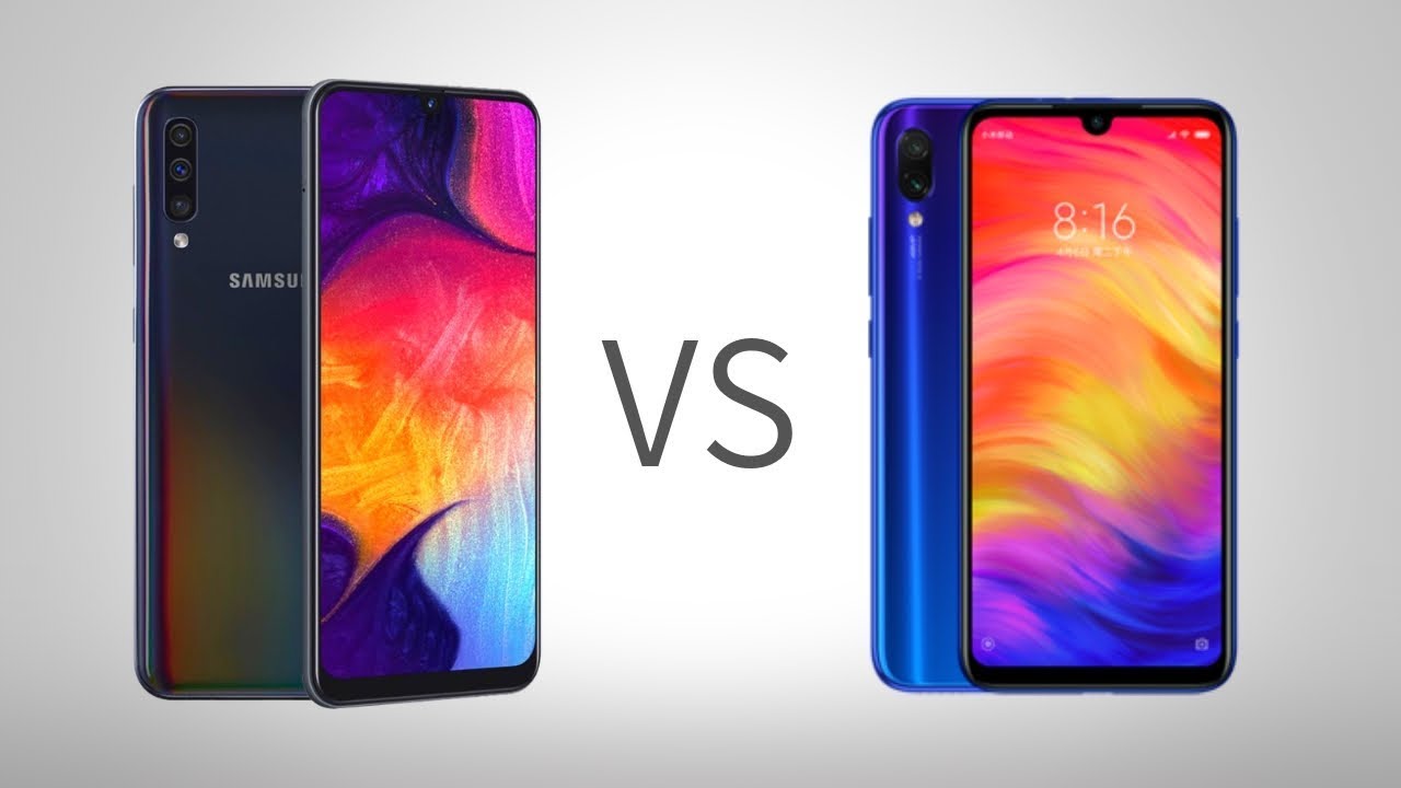 Redmi Note 7 Vs A50