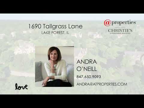 1690 Tallgrass Lane, Lake Forest, IL home video tour