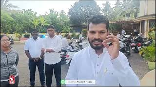 RG S GOA CANDIDATE RUBERT PEREIRA AFTER CASTING HIS VOTE