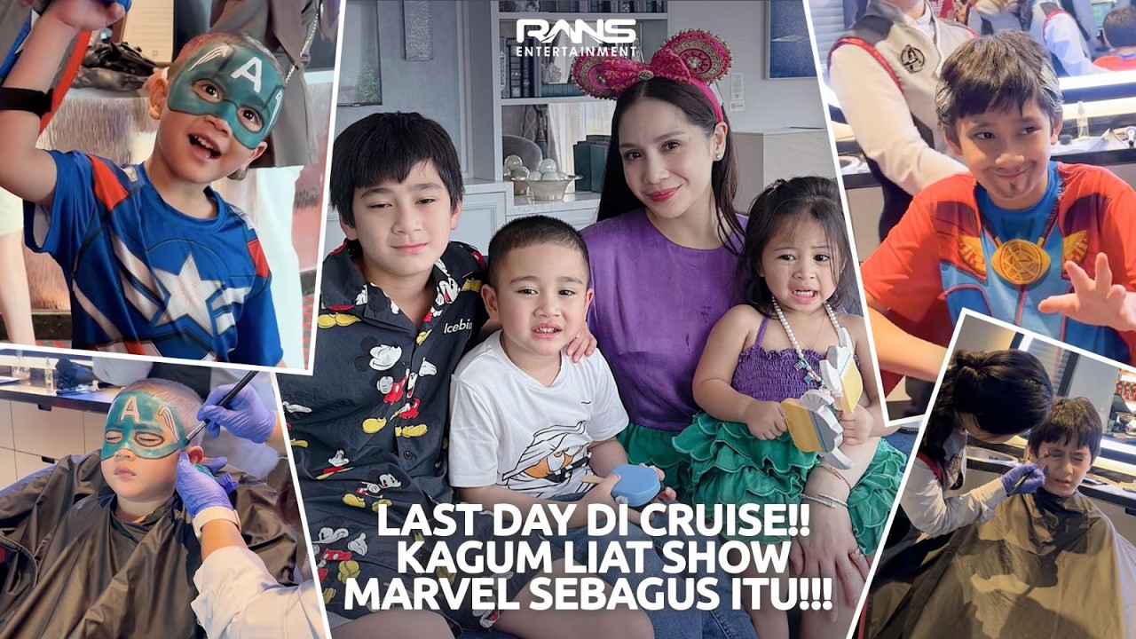 NAGITA NGAKAK LIAT CIPUNG SAMPE KETIDURAN DI MAKEUP KARAKTER JADI CAPTAIN AMERICA!!!