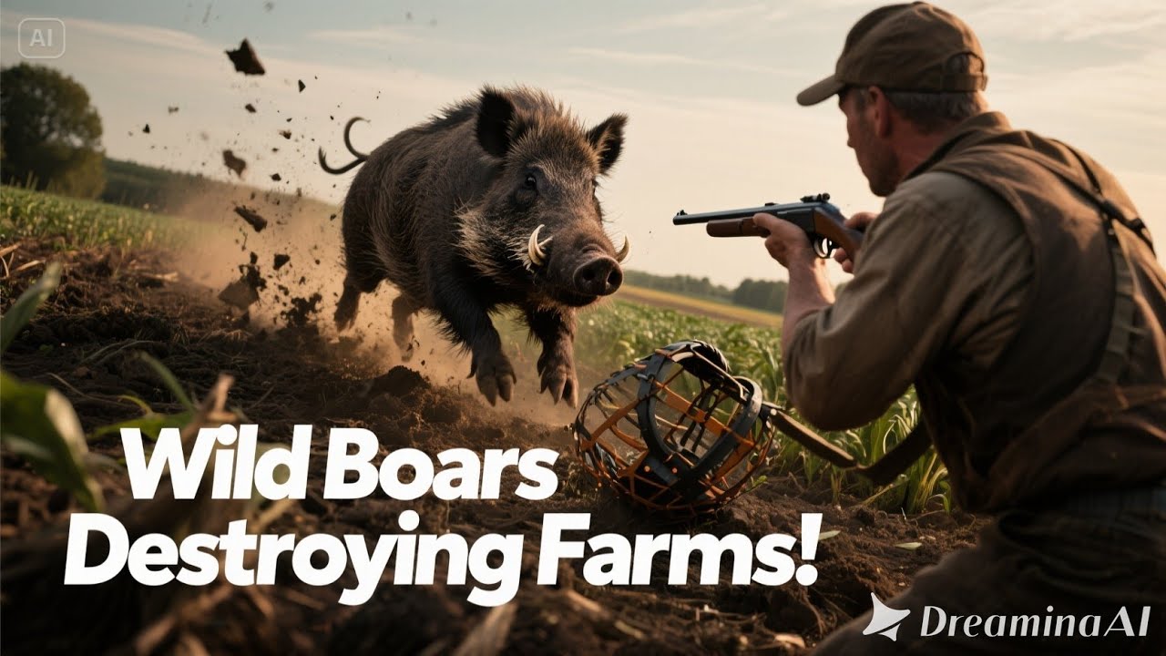 Wild Boar Hunting in America – How Farmers Fight Back Against Wild Hogs   Wildlife Documentary