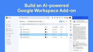 How to build an AI-powered Google Workspace Add-on for Google Drive
