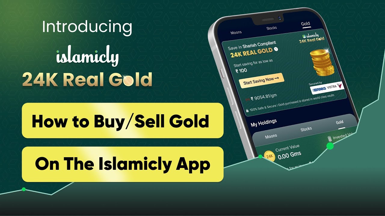 How to Buy & Sell Shariah Compliant Gold on Islamicly App – Easy & Halal Way!