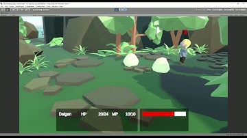 Unity RPG Prototype - Test Kant forest battle
