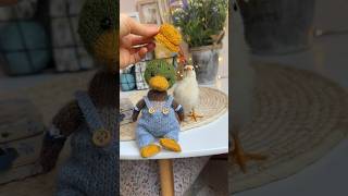 Knitted friends 😃 #knitting #knittingpattern #knit #knitted #knitduck