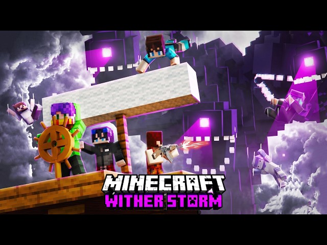 Gw CHALLENGE LAPER GANG BUAT KALAHIN WITHER STORM DENGAN KAPAL TERBANG DI MINECRAFT! ... (EPICC!)