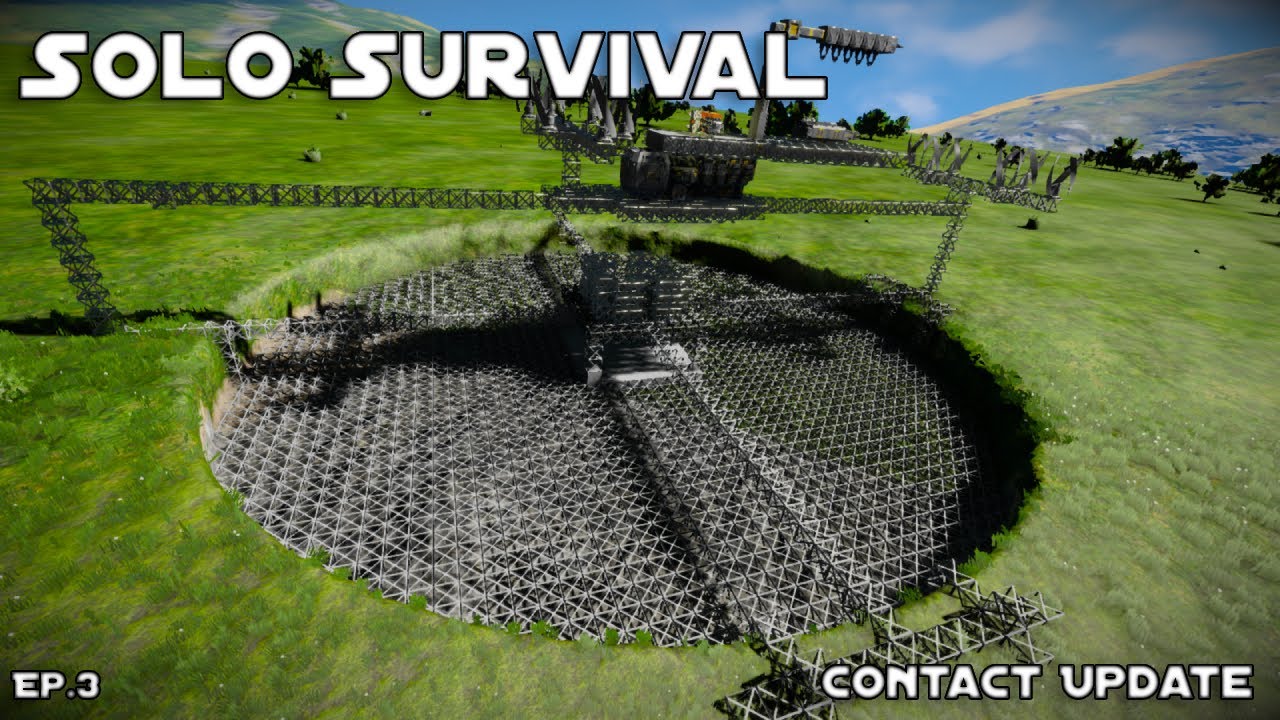Space Engineers - Solo Survival Contact Ep. 3 - YouTube
