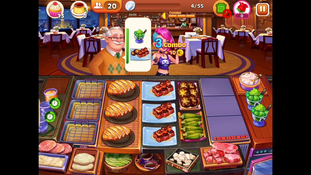 Cooking Madness level 831-40 round 2 - YouTube