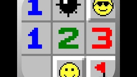 Minesweeper gameplay easy level