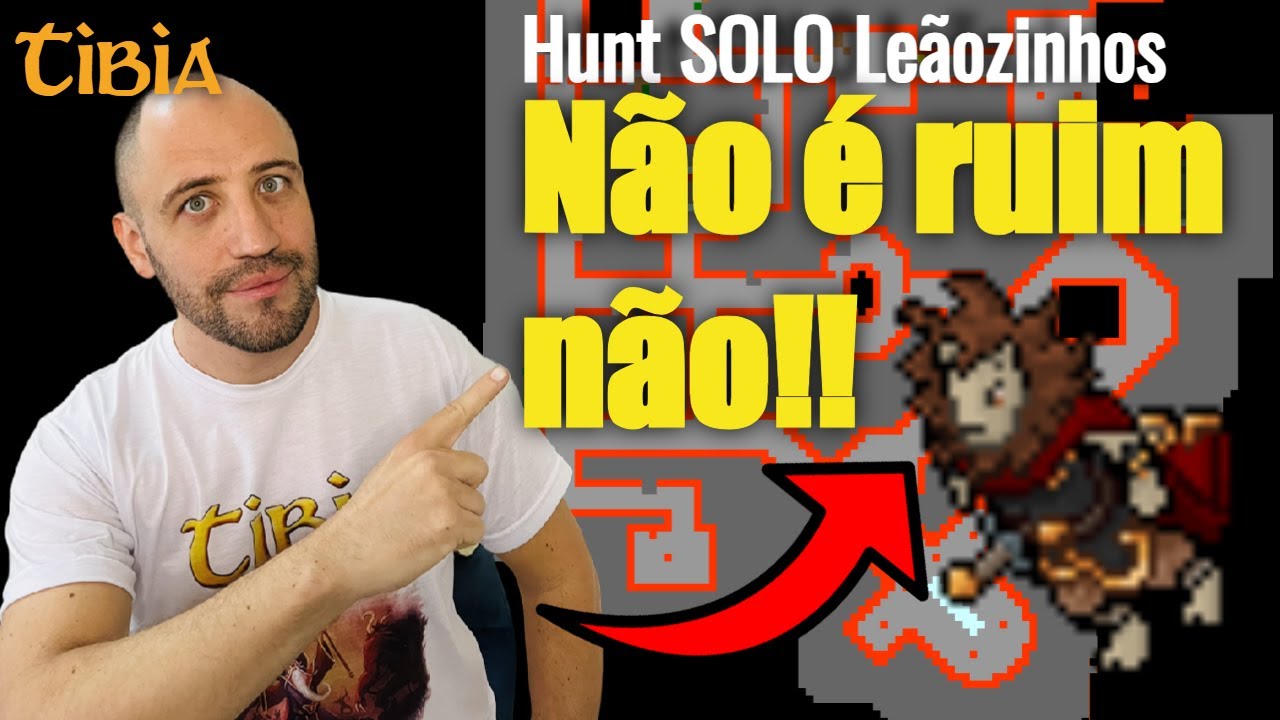 Tibia hunt ED SOLO Werelions - Profit e EXP decentes (500+)