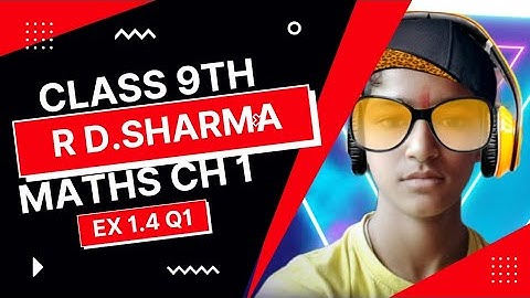 Class 9 R.D.Sharma Maths Ch 1 Number System Ex 1.4 Question 1 @Pariksha_Prep