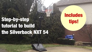 Dad Builds Silverback NXT 54 Portable Basketball Hoop