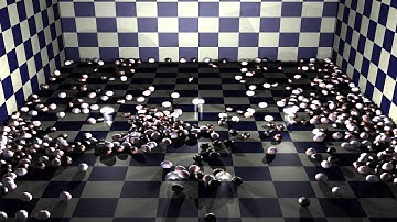 POV-Ray animation "Dropping capsules" [HiRes Version]