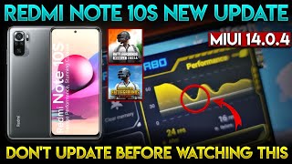 Redmi Note 10S Shoking Result MIUI 14.0.4 BGMI/PUBG Test • Gaming Review In MI Note 10S New Update