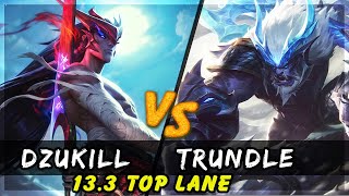 Dzukill - Yone vs Trundle TOP Patch 13.3 - Yone Gameplay