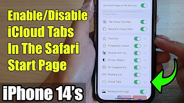 iPhone 14/14 Pro Max: How to Enable/Disable iCloud Tabs In The Safari Start Page
